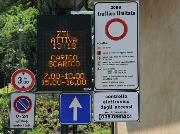 ZTL Cameras and Signs
